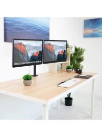 Sline M052 13-37'' Hareketli Çift Kollu Masa Üstü Monitör Standı - 4